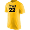 Iowa Hawkeyes Caitlin Clark Name/Number Gold Tee