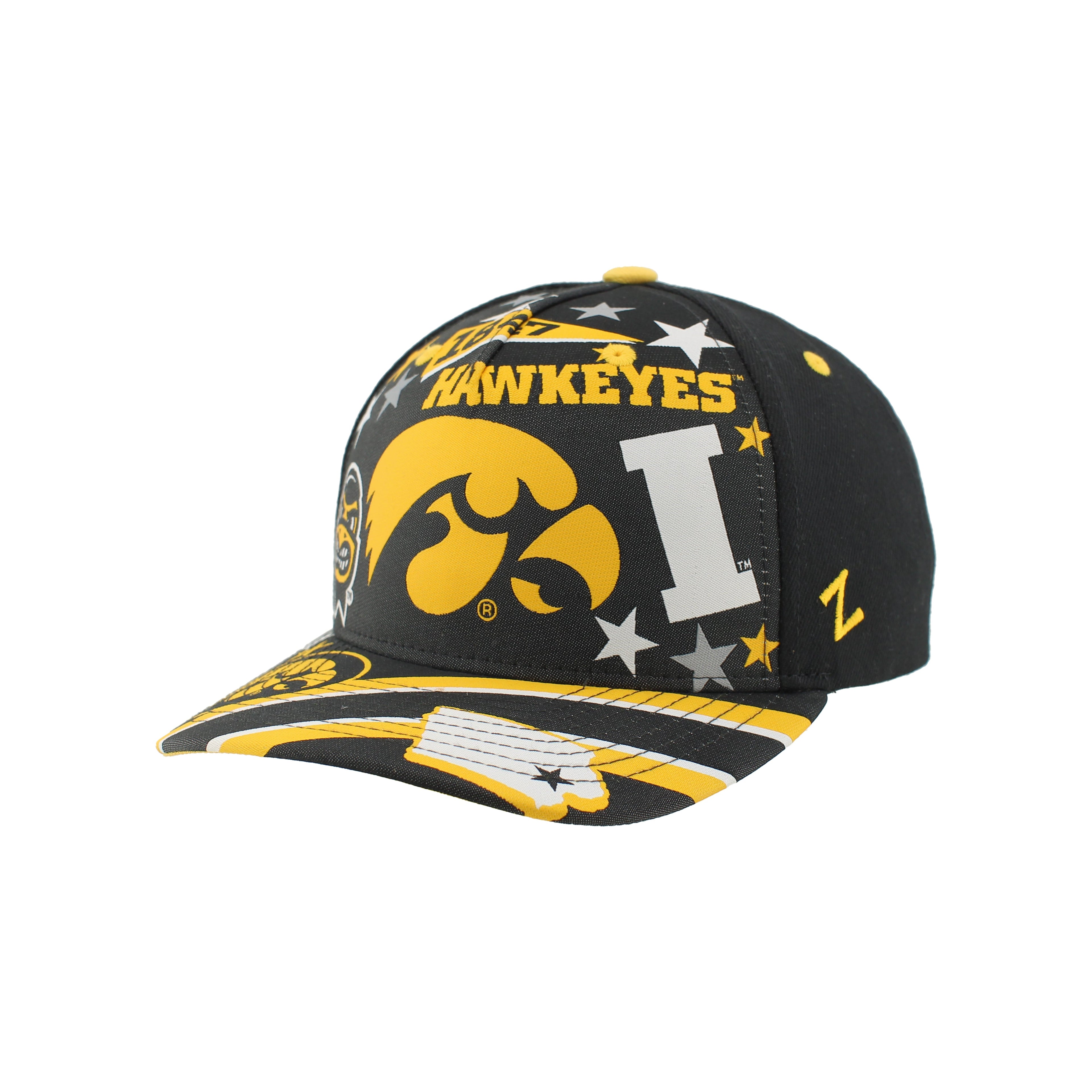 IOWA HAWKEYES CRAYSTAR YOUTH ADJUSTABLE HAT