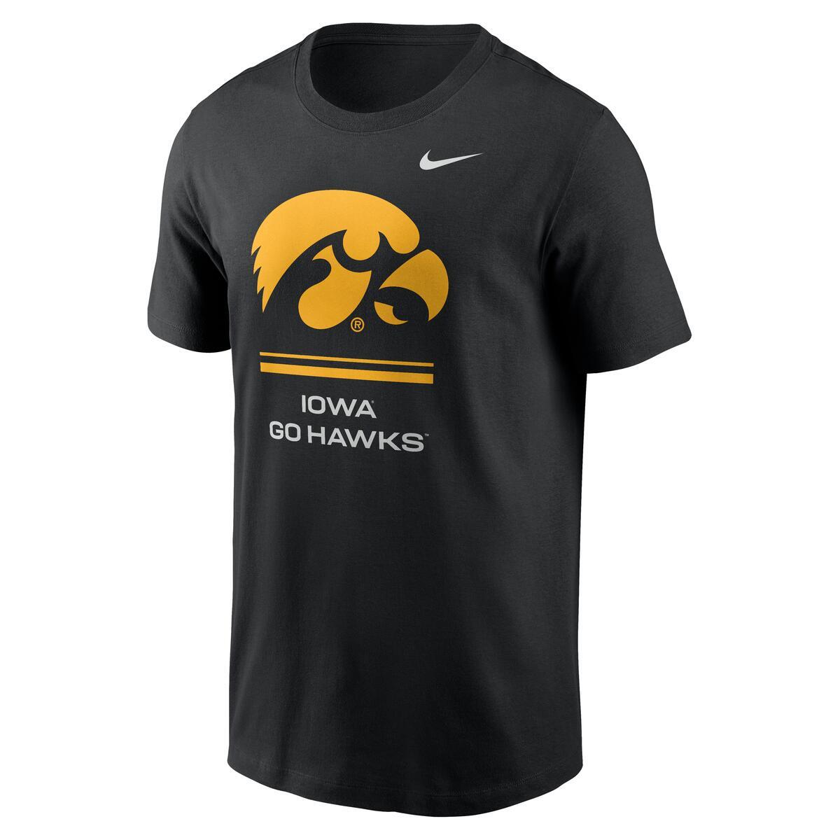 Nike Iowa Hawkeyes Tigerhawk "Go Hawks" T-Shirt