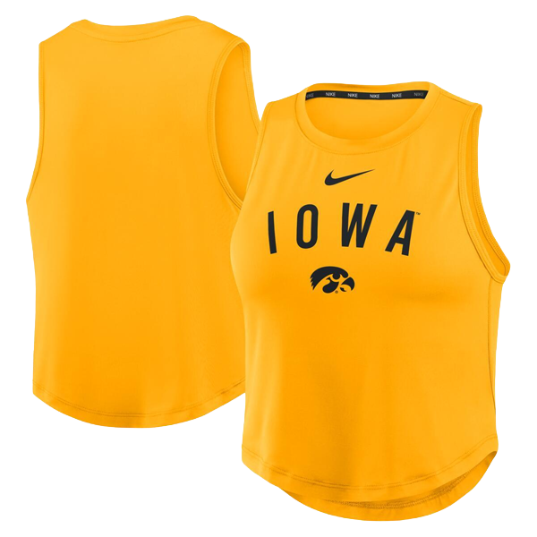 Iowa Hawkeyes Women's Dri-Fit Crop Tank