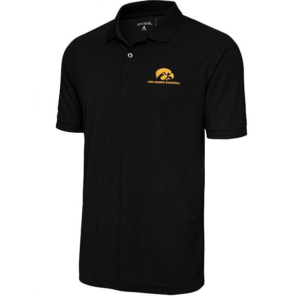 Iowa Hawkeyes Women's Basketball Tribute Polo - Black