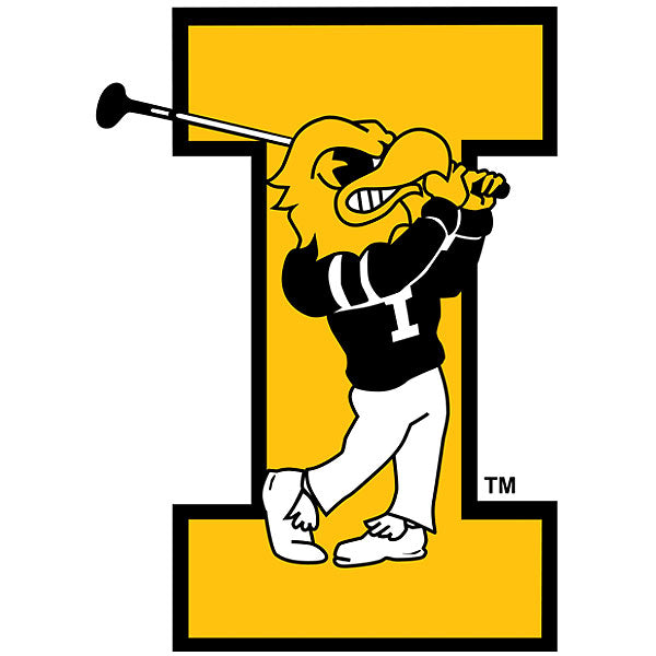 Iowa Hawkeyes Golf Decal