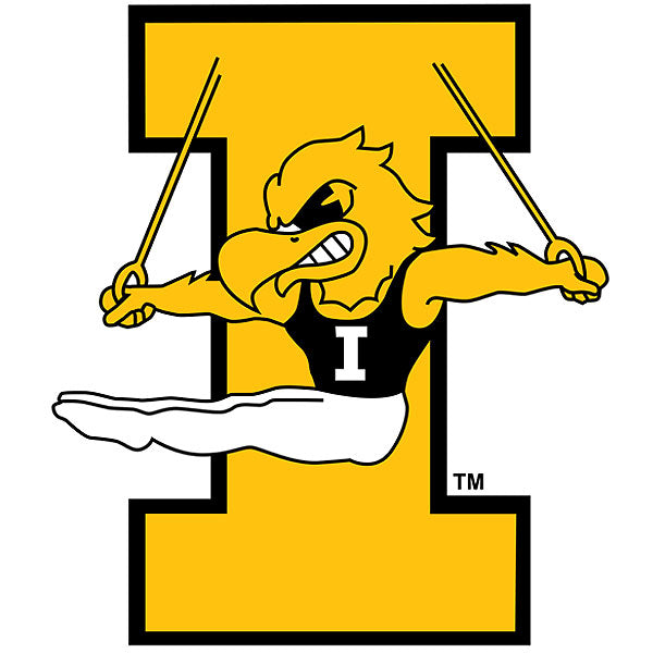 Iowa Hawkeyes Gymnastics 6" Decal