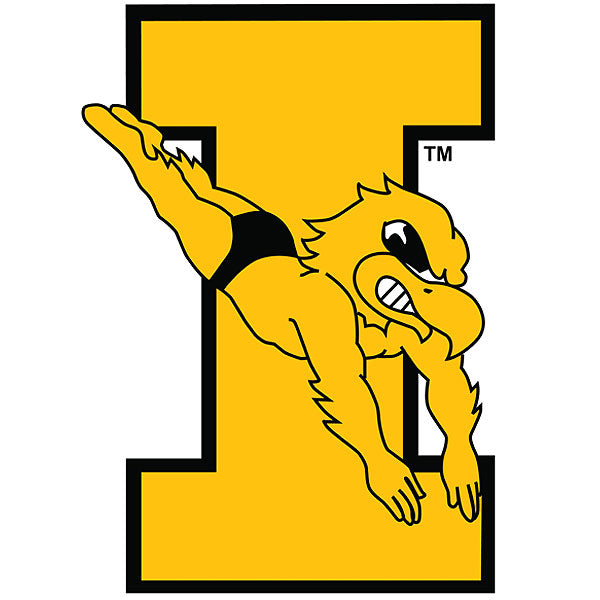 Iowa Hawkeyes Swim & Dive Decal