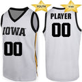 Iowa Hawkeyes Youth WBB Basketball White Player Jersey