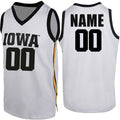 Iowa Hawkeyes Custom White Basketball Jersey