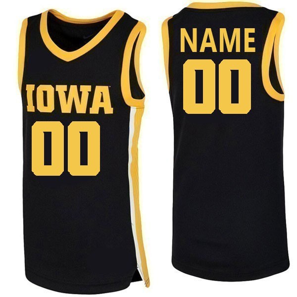 Iowa Hawkeyes Custom Basketball Jersey