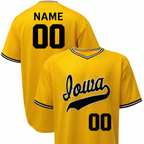 Iowa Hawkeyes Baseball Customized NIL Player Jersey