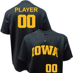 Iowa Hawkeyes Baseball Black Player Jersey