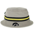 Iowa Hawkeyes Khaki Bucket Hat