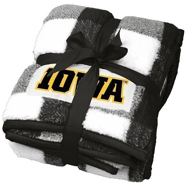 Iowa Hawkeyes Buffalo Check Frosty Fleece
