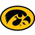 Iowa Hawkeyes Oval Tigerhawk Decal