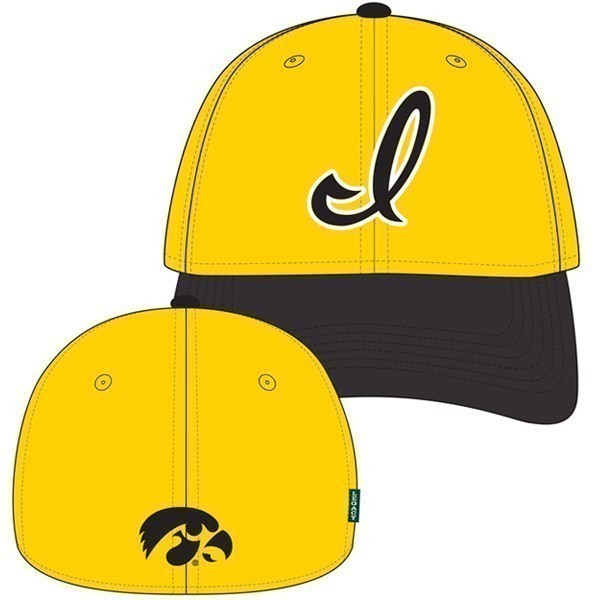 Iowa Hawkeyes Baseball Serge Stretch Fit Hat