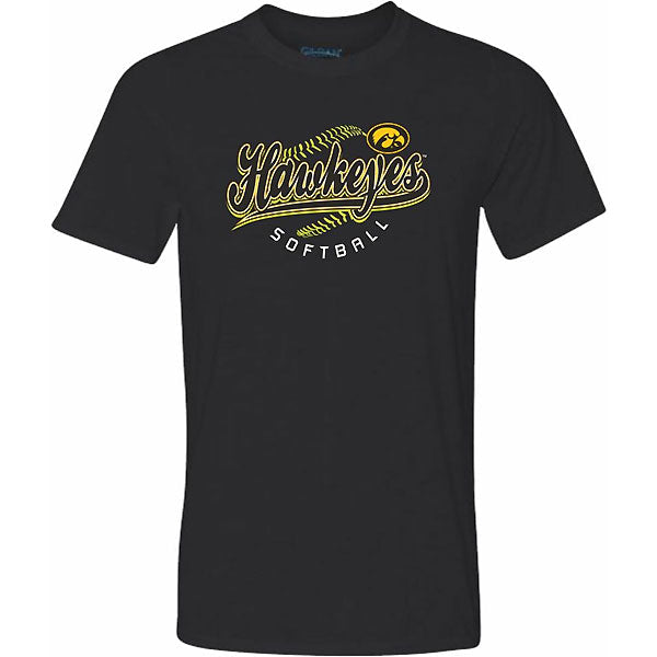 Iowa Hawkeyes Softball Laces Performance Tee