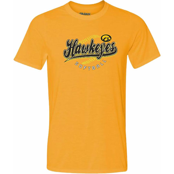 Iowa Hawkeyes Softball Laces Performance Tee