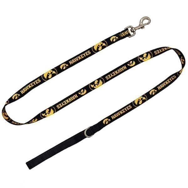 Iowa Hawkeyes Dog 3/4" Leash