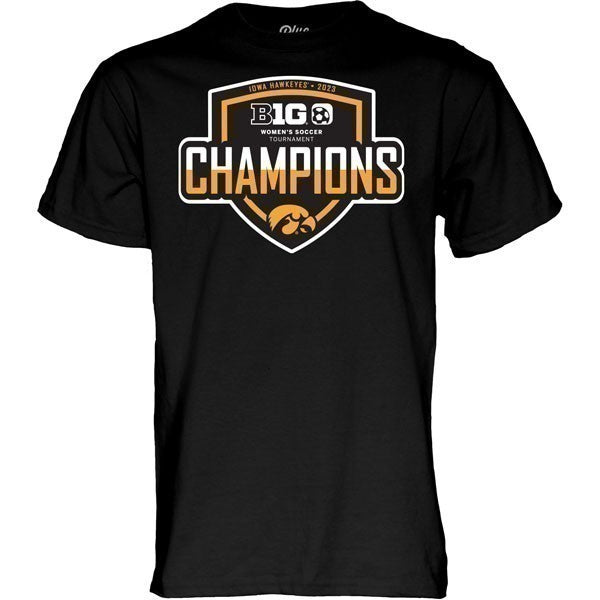 Iowa Hawkeyes Women's B1G Soccer Tournament Champions Tee