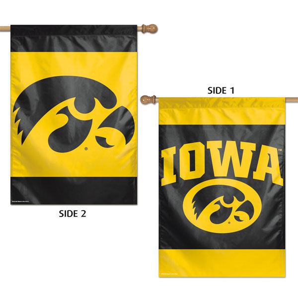 Iowa Hawkeyes Vertical Flag