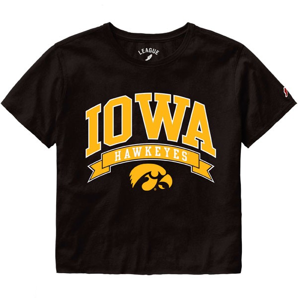 Iowa Hawkeyes Women's Clothesline Crop