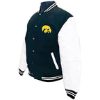Iowa Hawkeyes Graduate Wool Leather Jacket