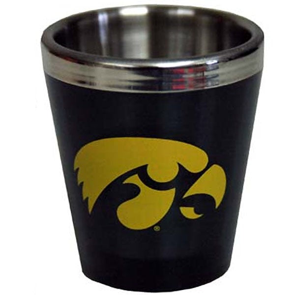 Iowa Hawkeyes Black Stainless