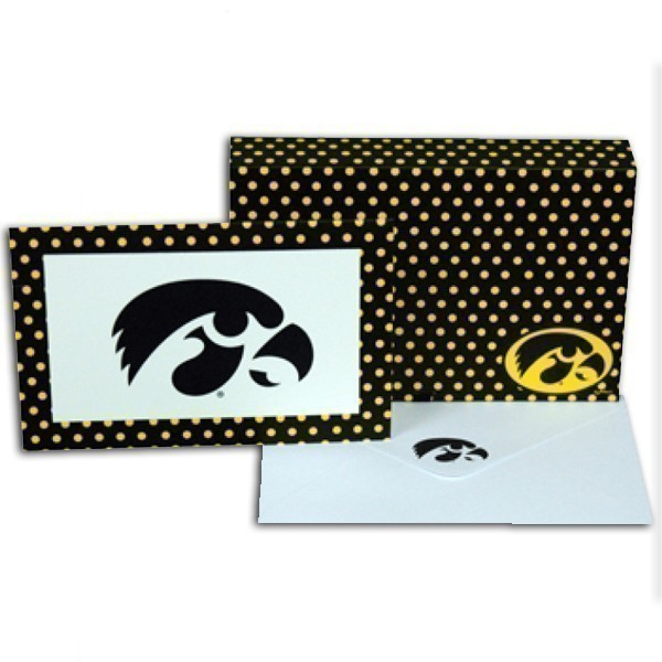 Iowa Hawkeyes Stationary Note Card Set