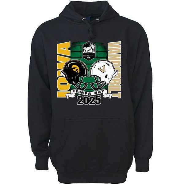 Iowa Hawkeyes 2025 ReliaQuest  Bowl 2-Team Tee - Hoodie
