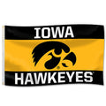 Iowa Hawkeyes 3-Panel Flag