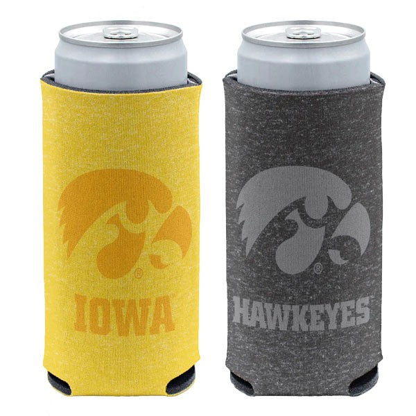 Iowa Hawkeyes 12oz Slim Can Cooler