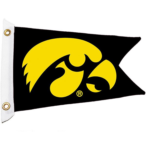 Iowa Hawkeyes Boat Flag