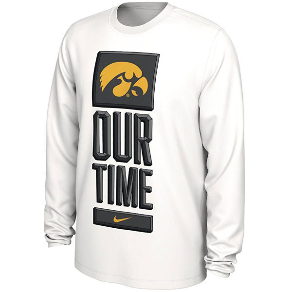 Iowa Hawkeyes Our Time Tee - Long Sleeve