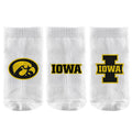 Iowa Hawkeyes Baby Socks -  3 Pack Set