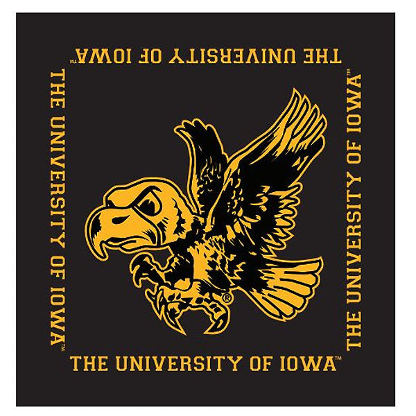 Iowa Hawkeyes Flying Herky Bandana