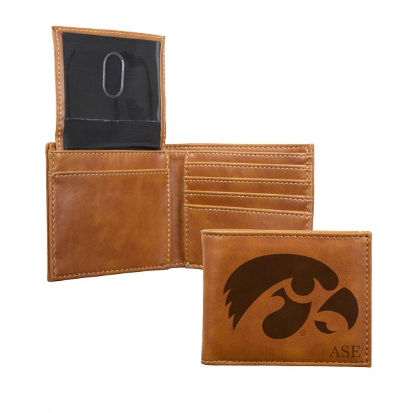Iowa Hawkeyes Personalized Billfold Wallet
