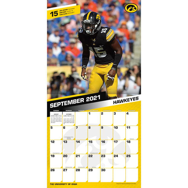Iowa Hawkeyes 2022 Wall Calendar
