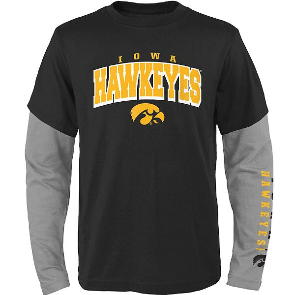 Iowa Hawkeyes 4-7 Club 3 in 1 Combo Tees