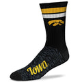 Iowa Hawkeyes Script Black Socks