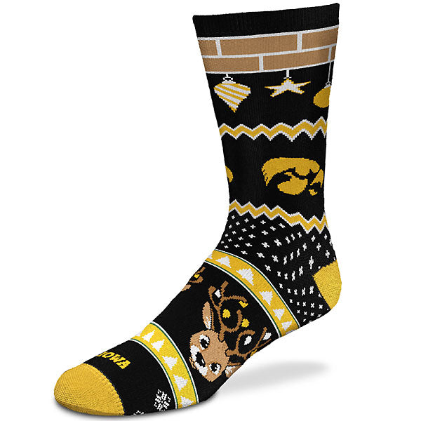 Iowa Hawkeyes Holiday Cheer Socks