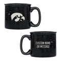 Iowa Hawkeyes Personalized 12oz Ceramic Campfire Mug