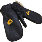 Iowa Hawkeyes Deerskin Lined Mittens