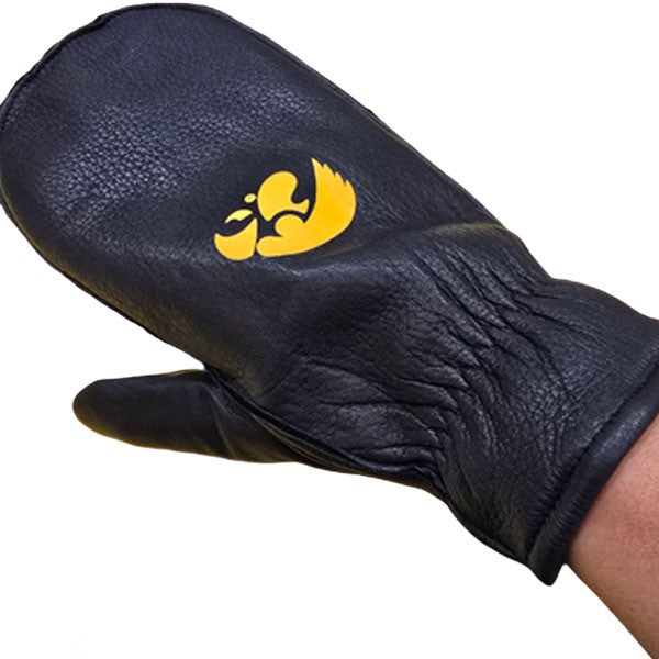 Iowa Hawkeyes Deerskin Lined Mittens