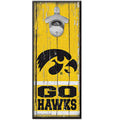 Iowa Hawkeyes Bottle Opener Sign