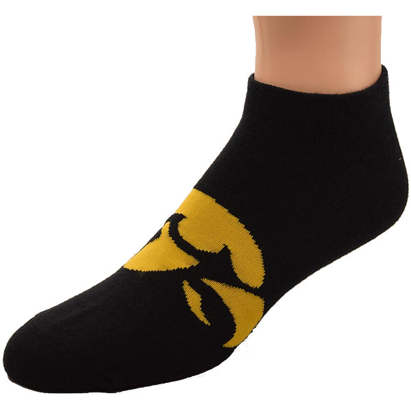 Iowa Hawkeyes Logo Sole Name Socks