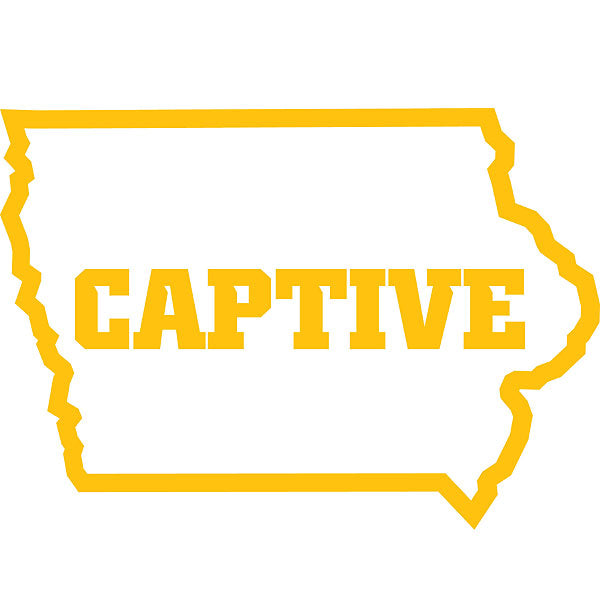 Iowa Hawkeyes Captive Decal