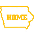 Iowa Hawkeyes Home Decal