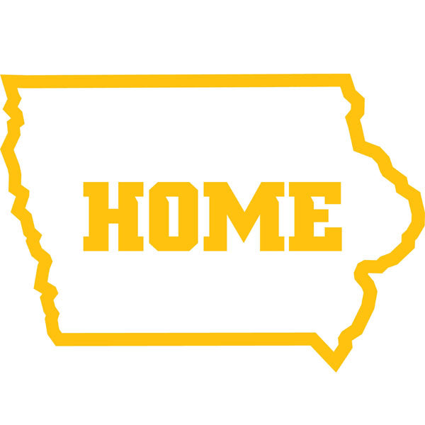 Iowa Hawkeyes Home Decal