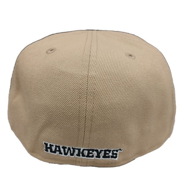 Iowa Hawkeyes Camel 5950 Fitted Hat