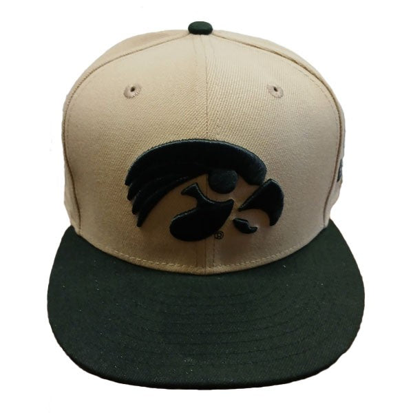 Iowa Hawkeyes Camel 5950 Fitted Hat