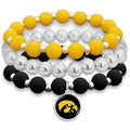 Iowa Hawkeyes Amanda Silicone Bracelet Stack