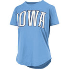 Iowa Hawkeyes Short Sleeve Rounded Bottom Tee